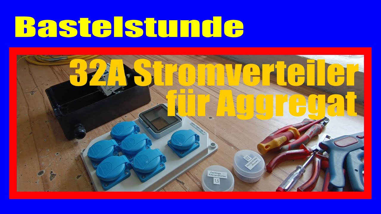 Stromverteiler für Stromaggregat | 32 Ampere auf Schuko?