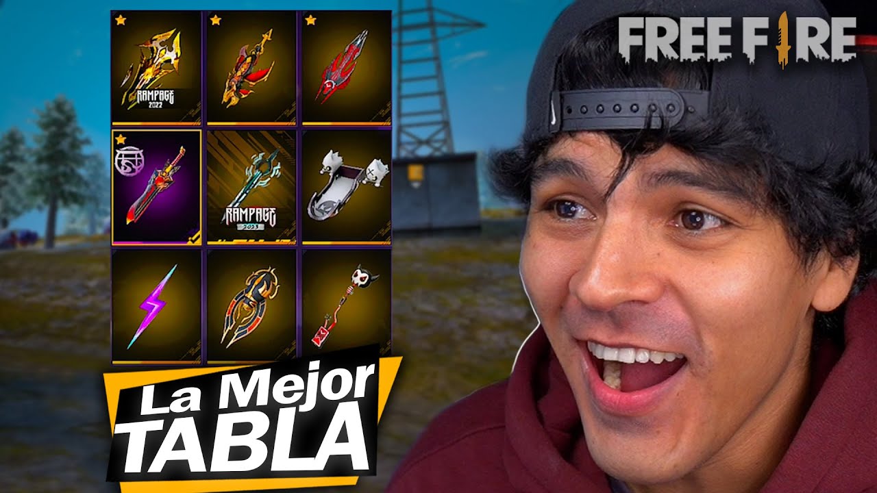 Esta Es La Mejor Tabla Para Usar En Una Partida De FreeFire🔥Ronsito