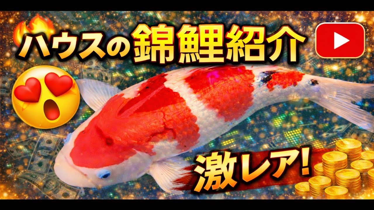 『極上』普段見せないハウスを公開します！極上物が、、、#koi #koifish #錦鯉 
