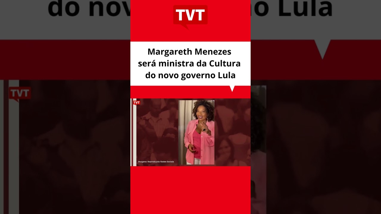 Margareth Menezes será ministra da Cultura do novo governo Lula