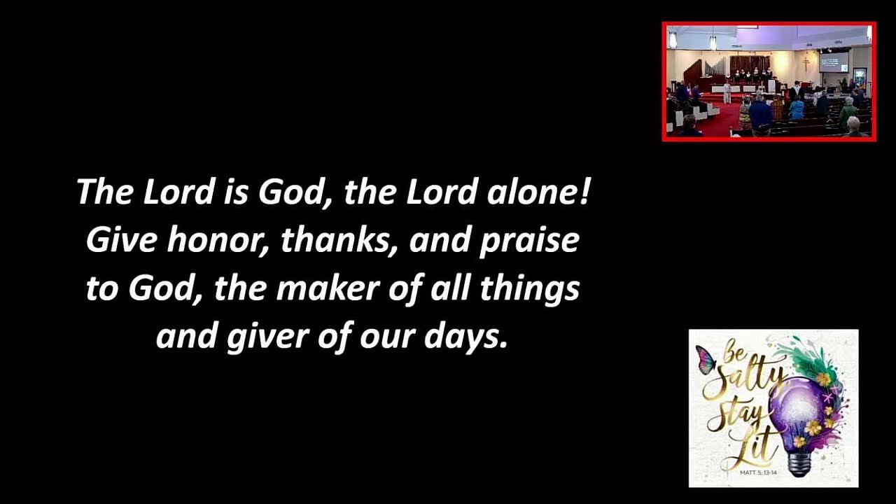 John Calvin Presbyterian Church - Florence, SC - Worship Celebration February 8, 2026