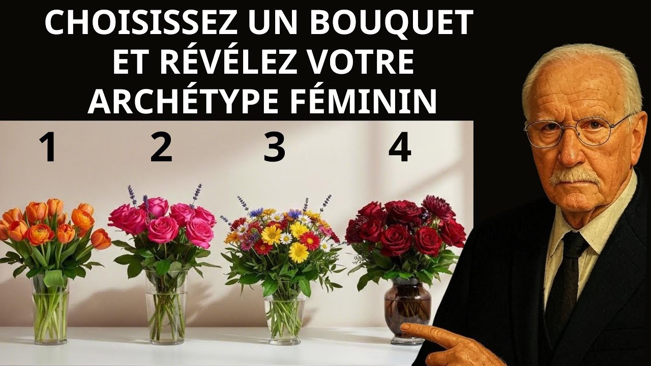 Choisis un bouquet et découvre ce que ton énergie révèle test Jung