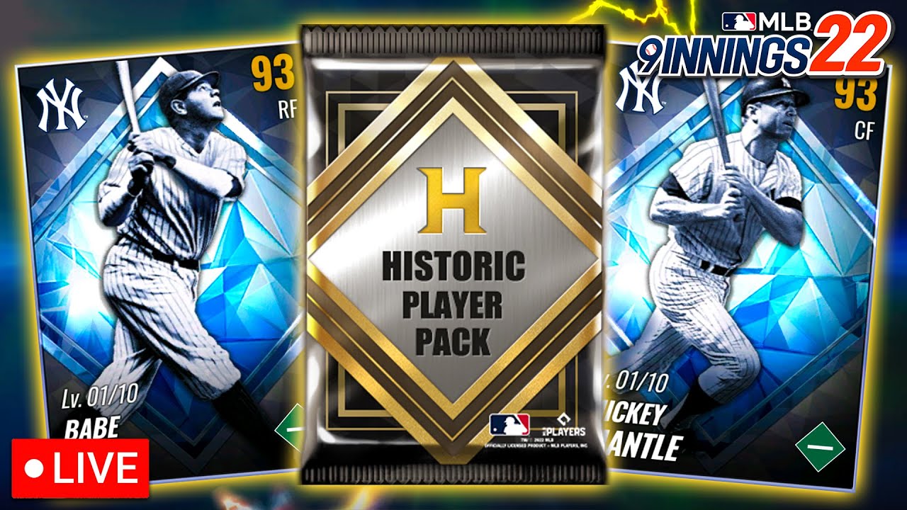 🔴LIVE | MLB 9 Innings 22 - NEW Historic Player Pack Opening!