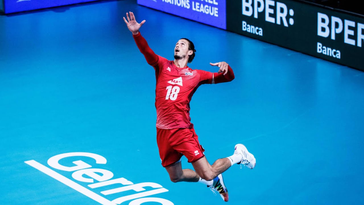 Crazy Left Handed Volleyball Player - Thibault Rossard