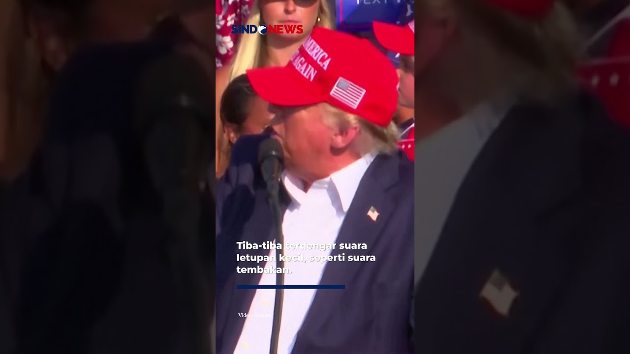 Detik-Detik Menegangkan Donald Trump Tertembak saat Kampanye di Pennsylvania, Kena Telinga