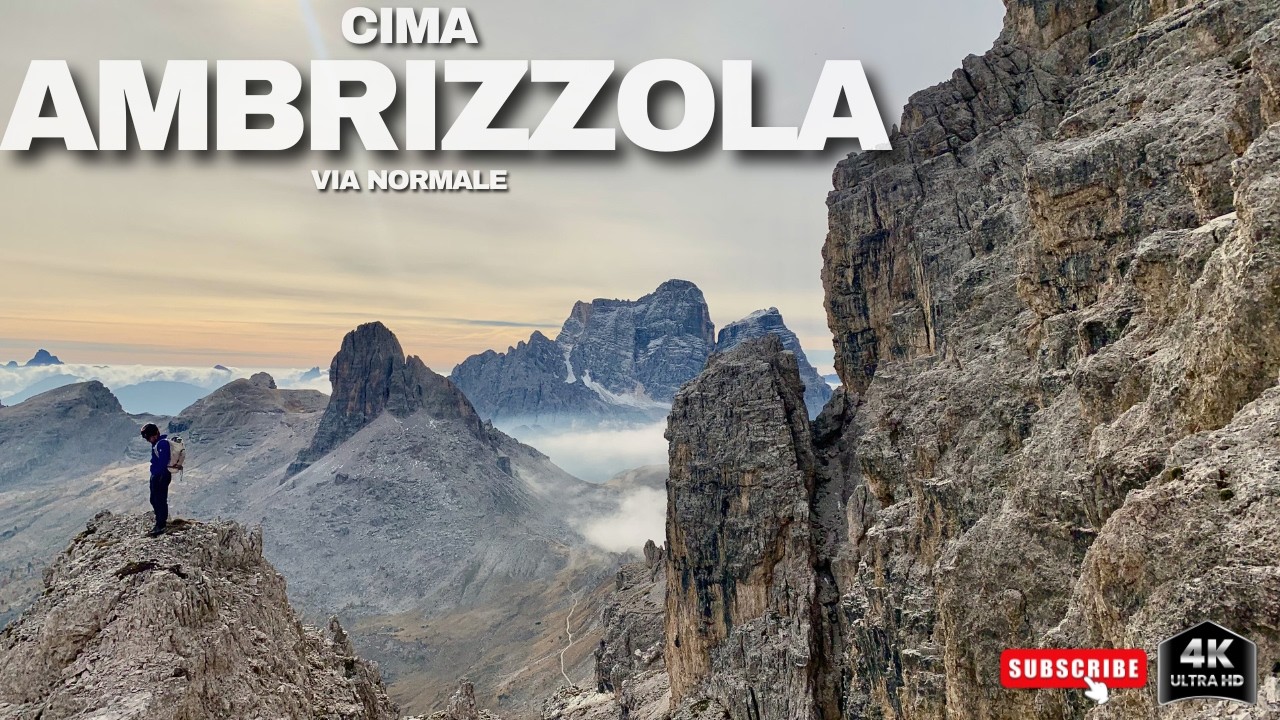 AMBRIZZOLA una vetta selvaggia in CRODA DA LAGO - Via Normale