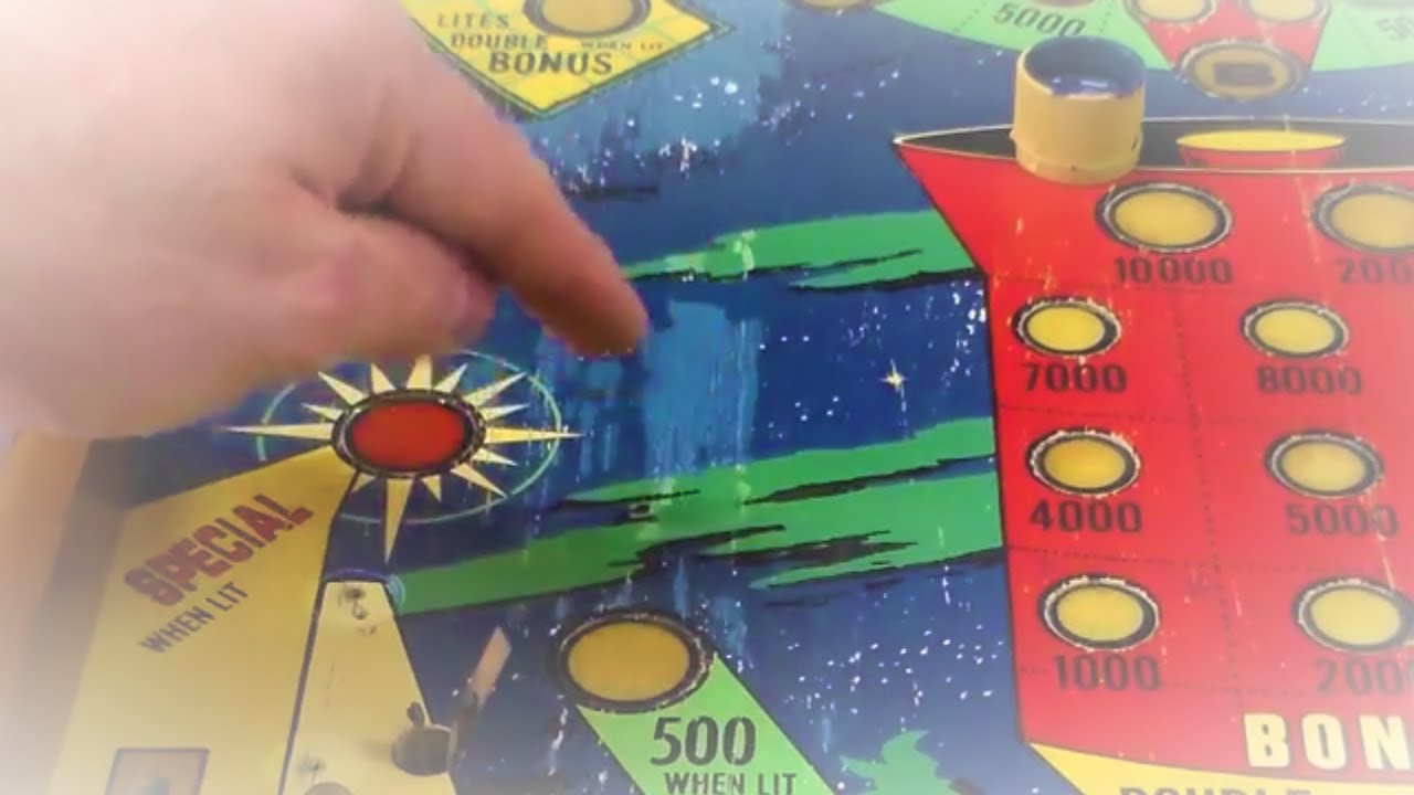 Williams Space Odyssey EM Pinball Machine Repair Part 1 - Repainting The Playfield
