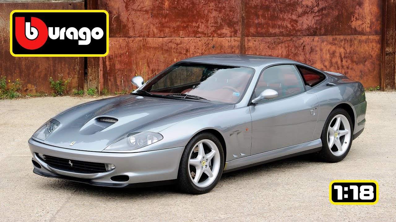 Обзор и распаковка Bburago Ferrari 550 Maranello 