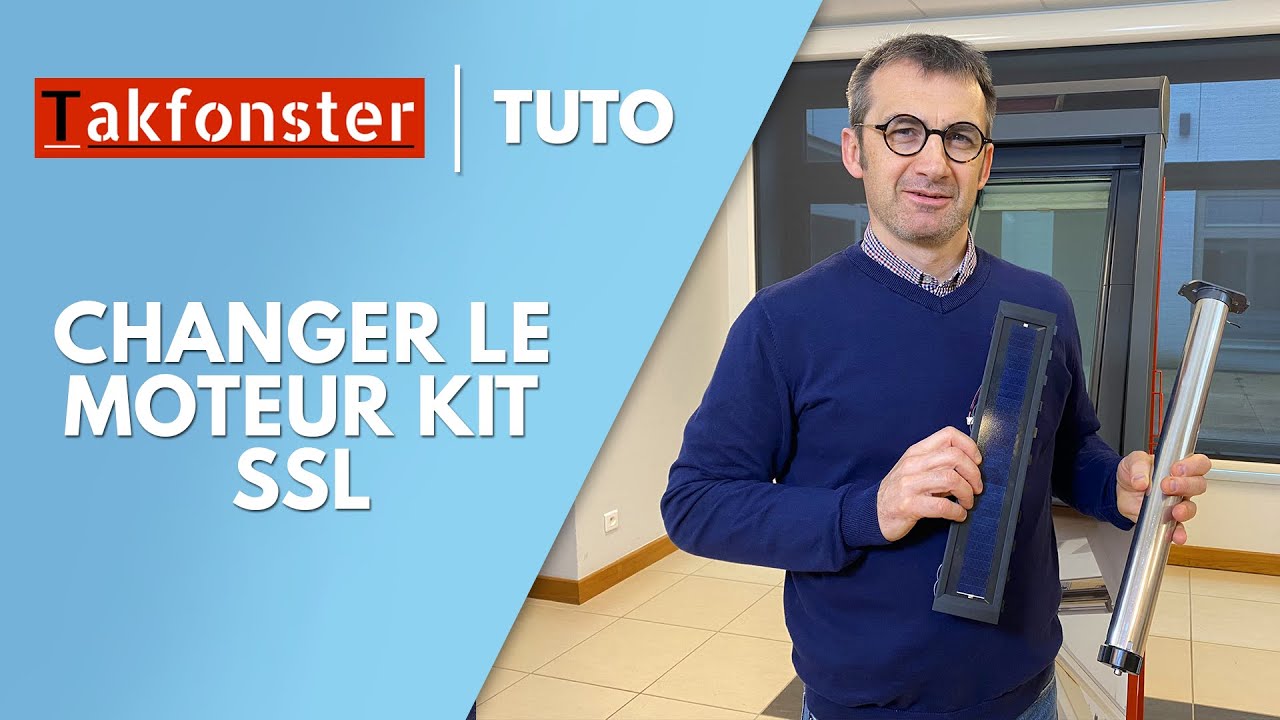 Comment réparer un volet roulant solaire Velux avec le kit SSL V22 | ZOZ 221 S22