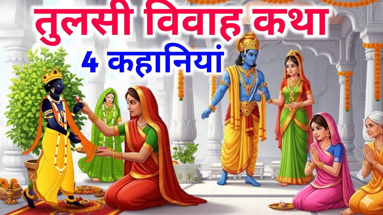तुलसी विवाह की रहस्यमयी कथा | क्यों होता है तुलसी और शालिग्राम का विवाह?”Tulsi Vivah 2025, 