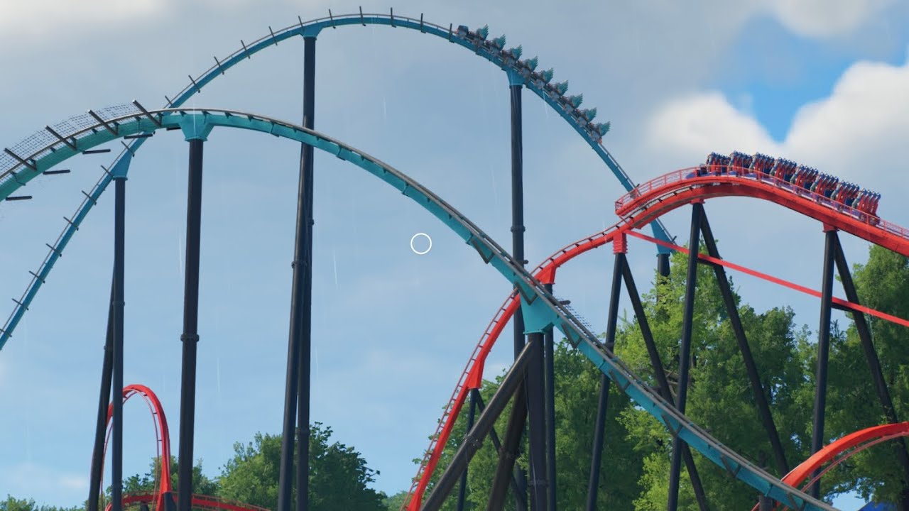 Six-flags over Georgia Goliath - Planet Coaster 2, POV