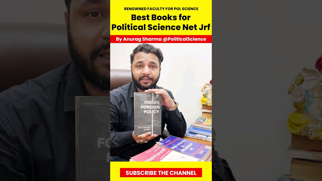 Best Books for Ugc Net Political Science | UGC NET | Anurag Sharma #ugcnetpoliticalscience