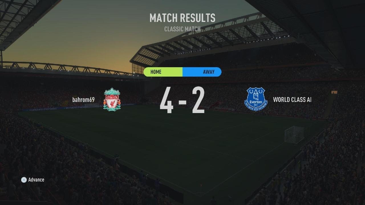 FIFA 22 PS5 EPL Liverpool vs Everton Derby