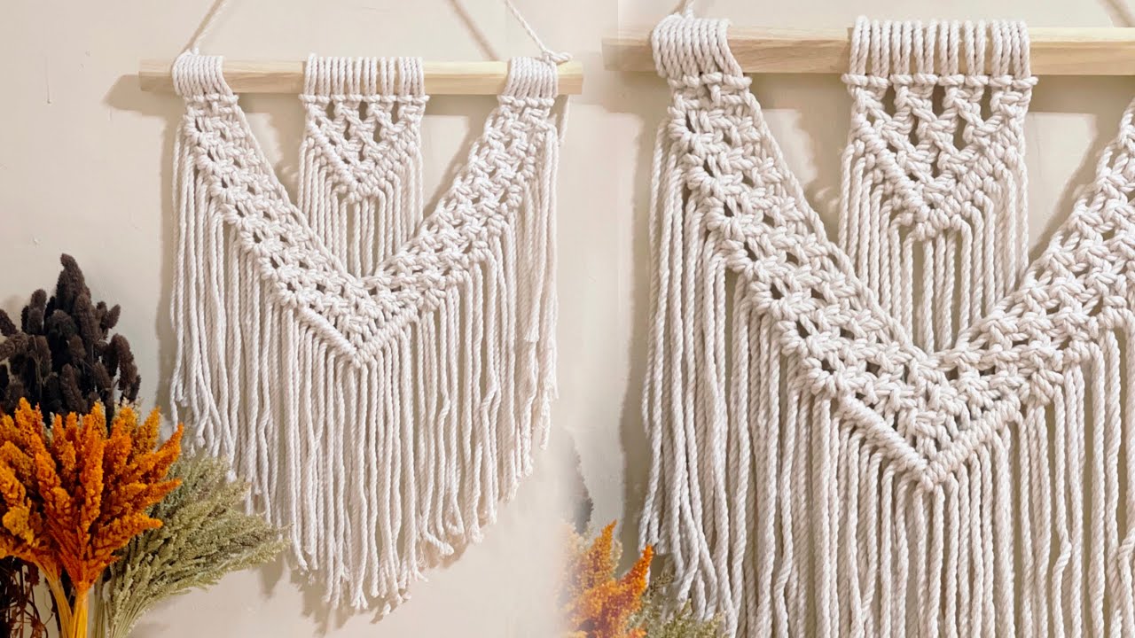 Simple & Easy Macrame Wall Hanging Tutorial for Beginners