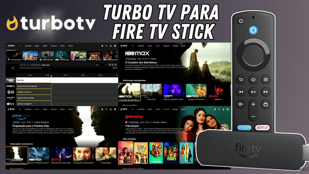 Como Instalar IPTV Com o TurboTV no Fire TV Stick