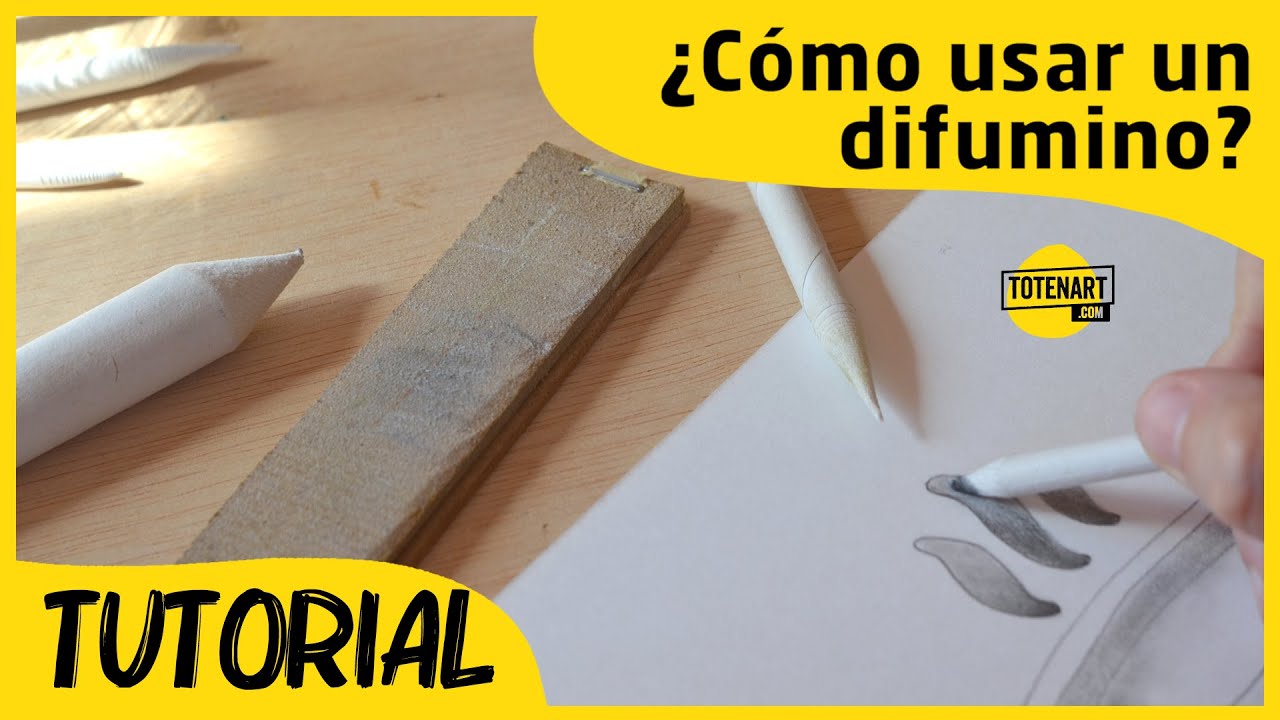 Cómo usar un difumino: Trucos | totenart.com