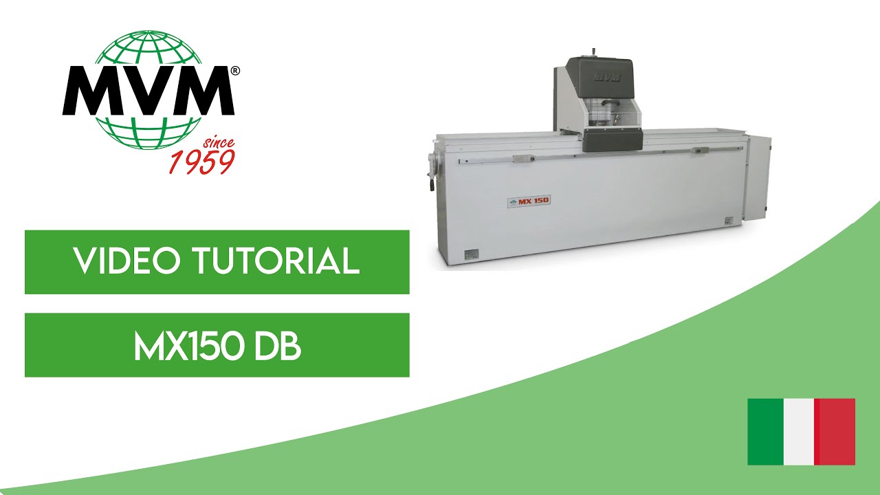Video Tutorial MX150 DB - Affilatrice per lame 