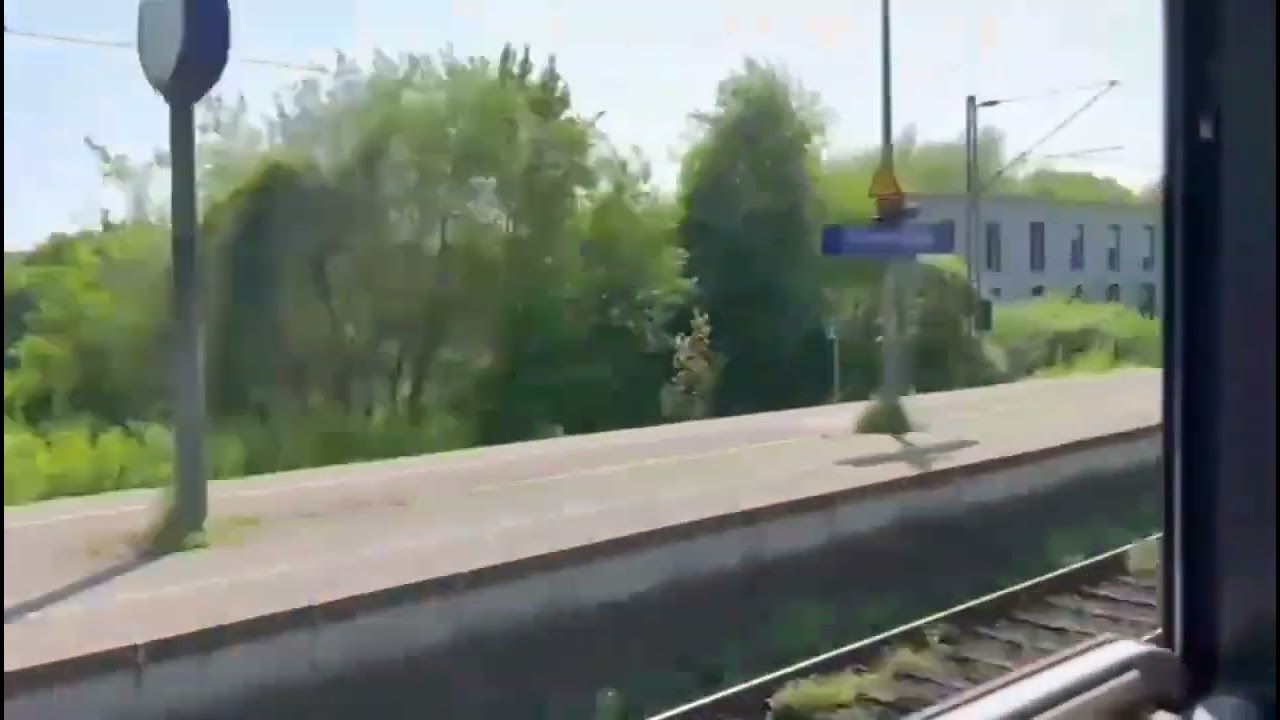 Fahrt mit Auto und Zug von Wuppertal Sonnborn bis Duisburg Marxloh 