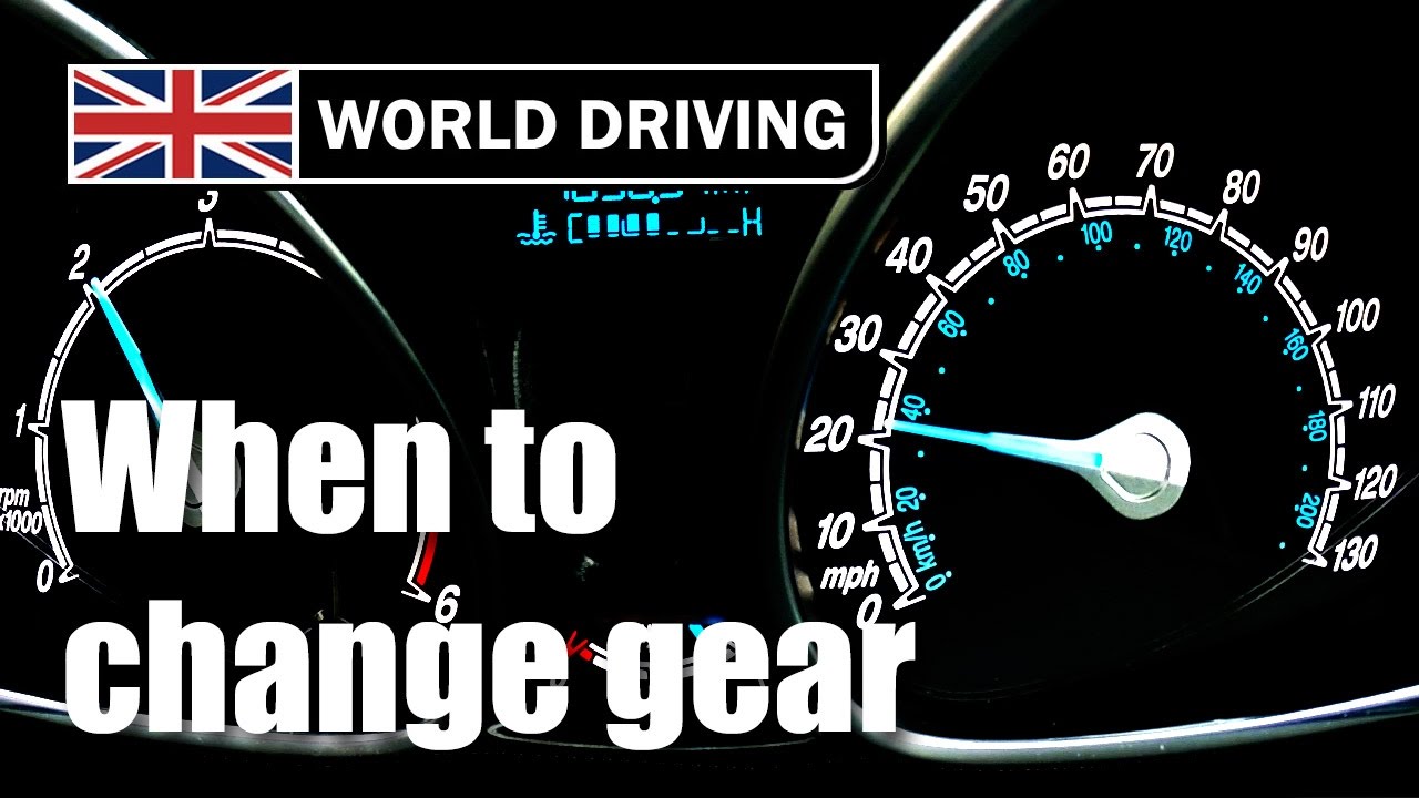 When To Change Gear in a Manual/Stick Shift Car. Changing Gears Tips. Learning To Drive.