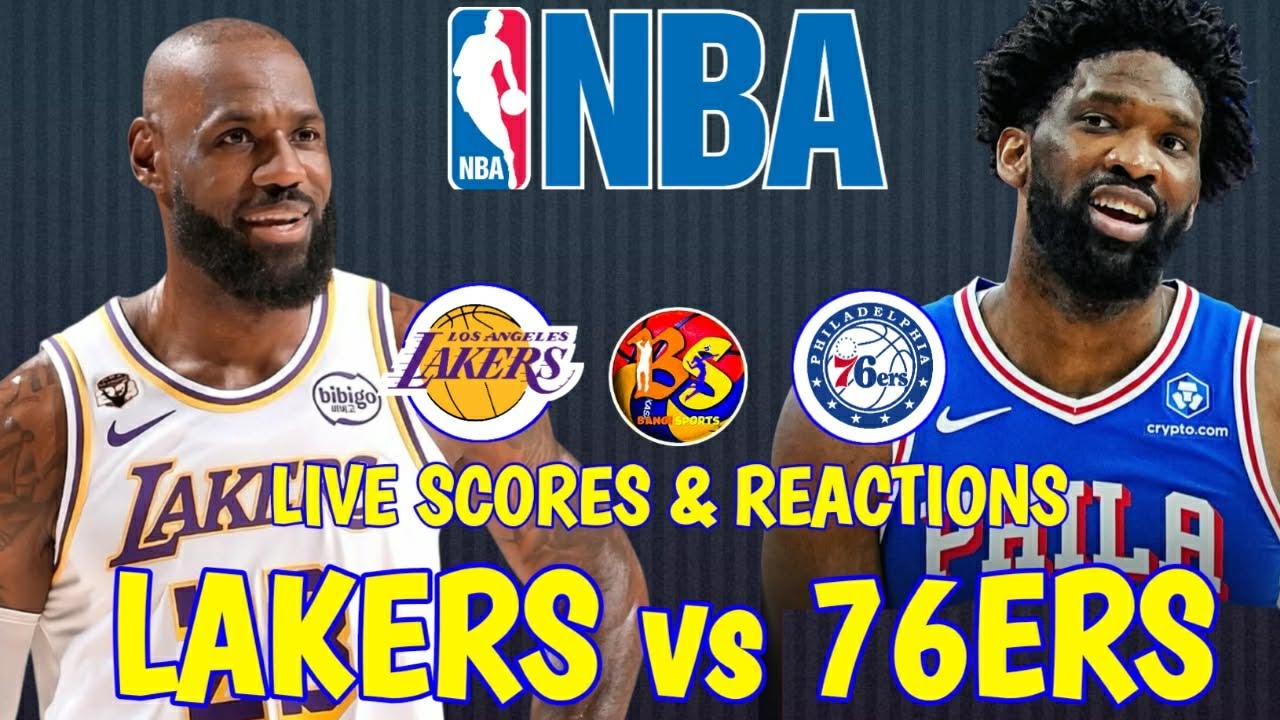 LA LAKERS vs PHILADELPHIA I REGULAR SEASON 2025-26 I PLAY-BY-PLAY REACTIONS & PLAYERS STATISTICS