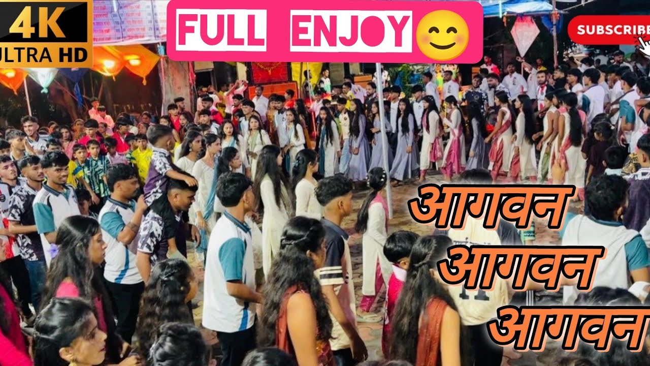 चर्चा फक्त आगवन वाल्यांची.. गरबा असावा तर असा ☺