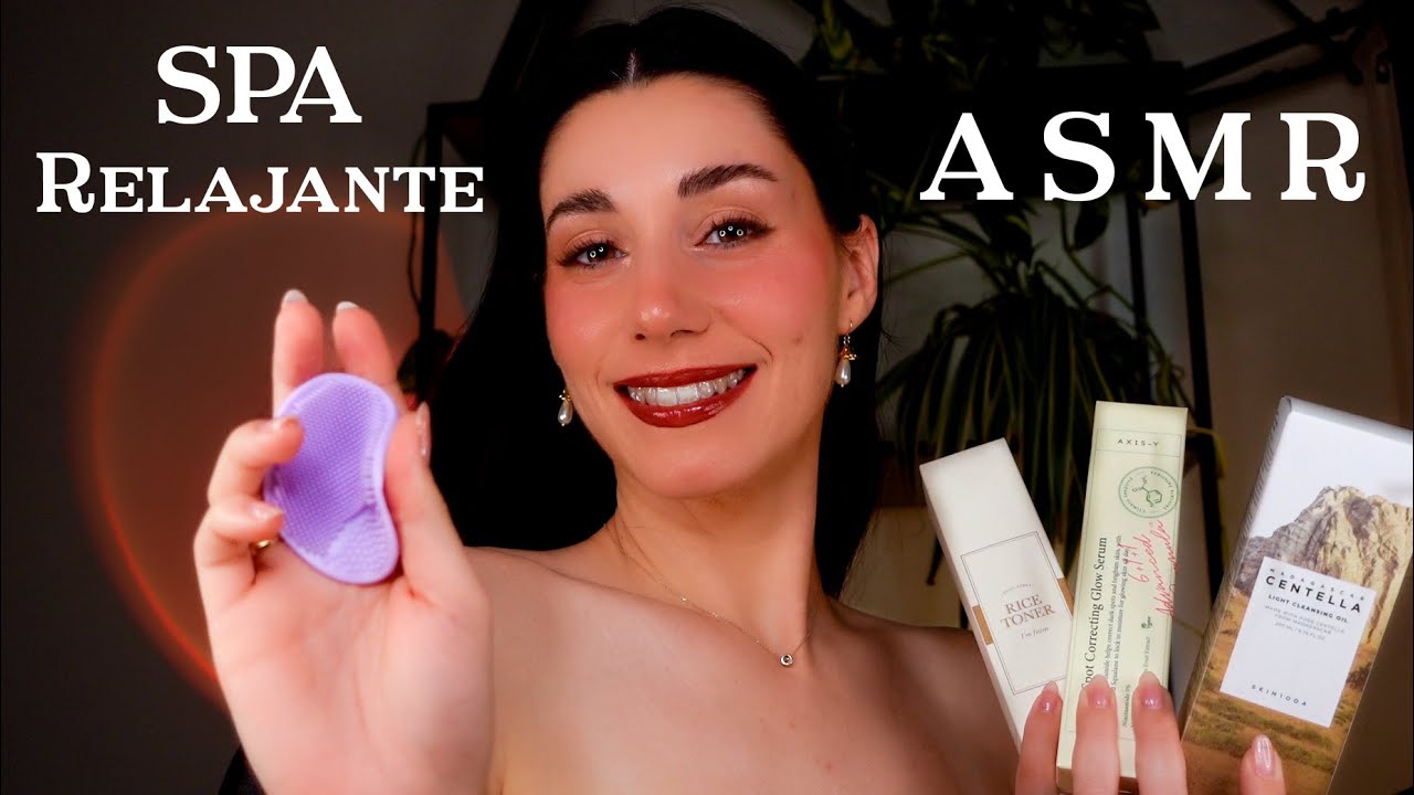 ASMR SPA Relajante 💧 Masajes & Skincare 💤 Atención Personal 🧡 Roleplay en Español