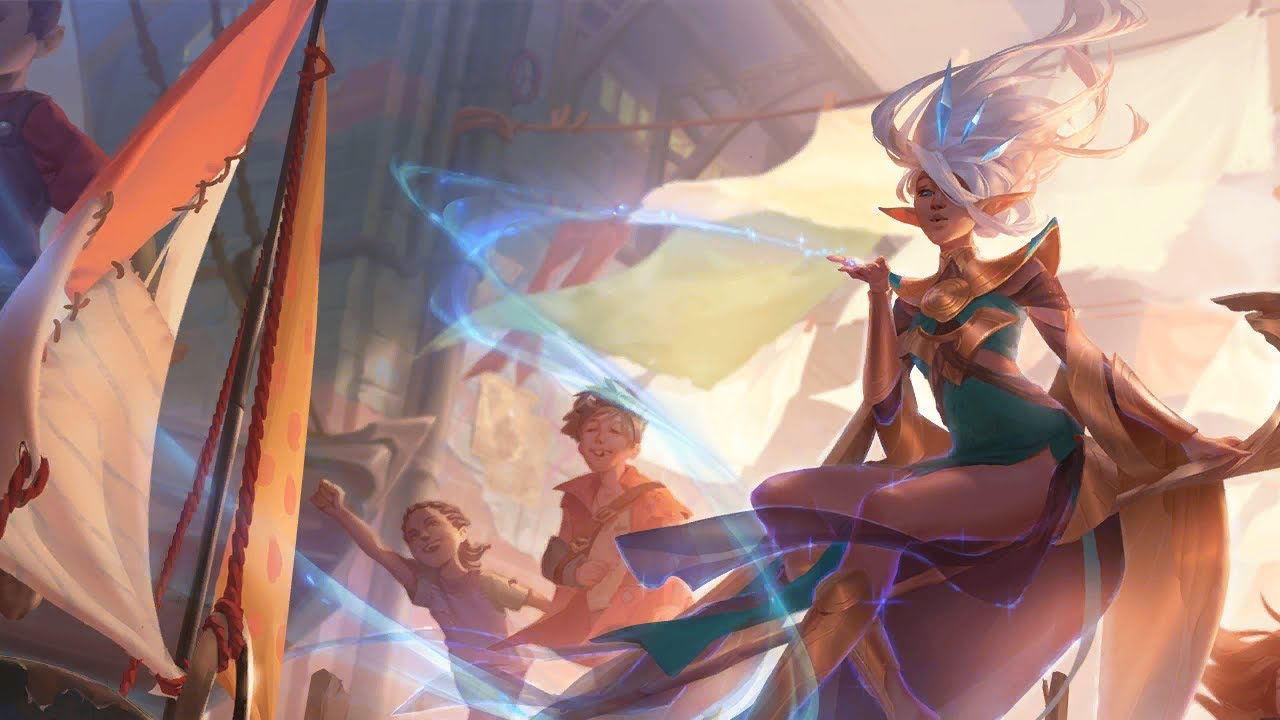 Legends of Runeterra Janna Custom Skin Preview - League of Legends