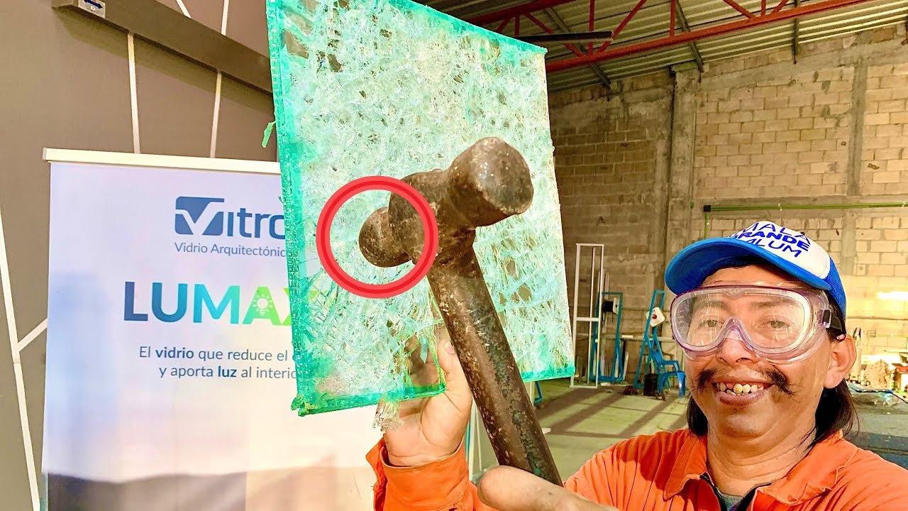 Esta es la RESISTENCIA de un vidrio LAMINADO ( pruebas EXTREMAS )
