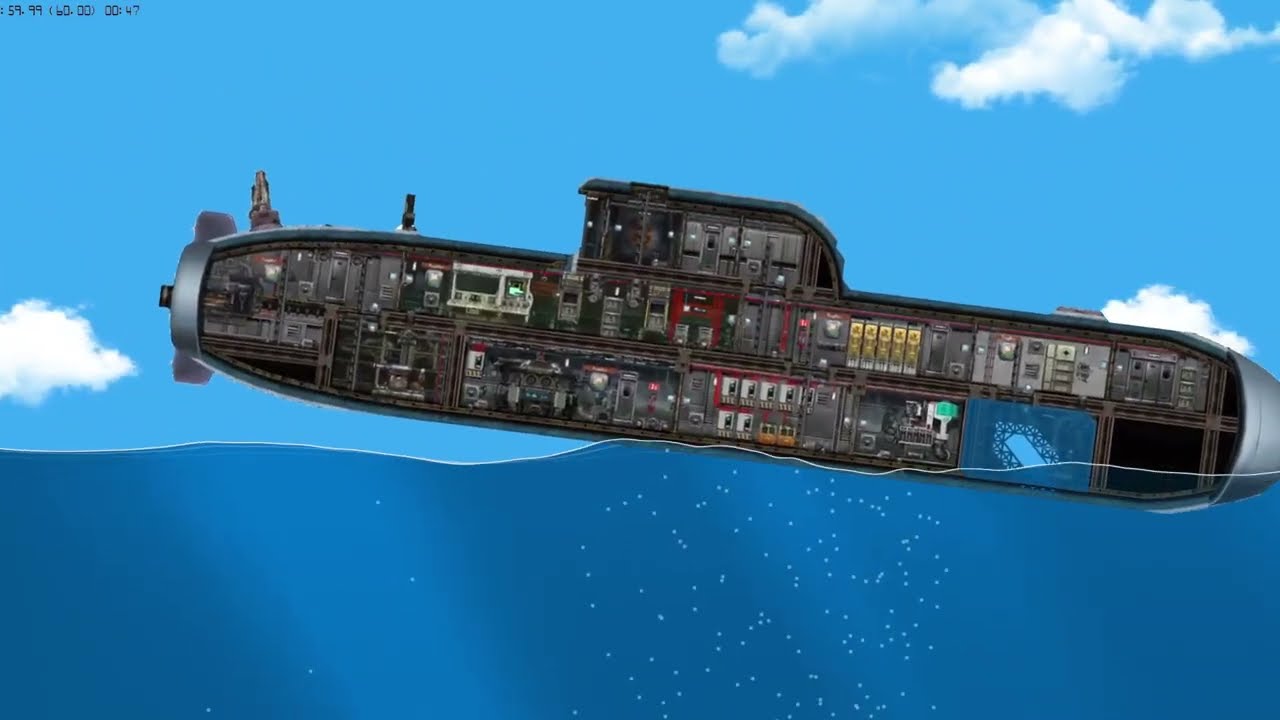 Different Ships vs Tsunami in Floating Sandbox (16-18)