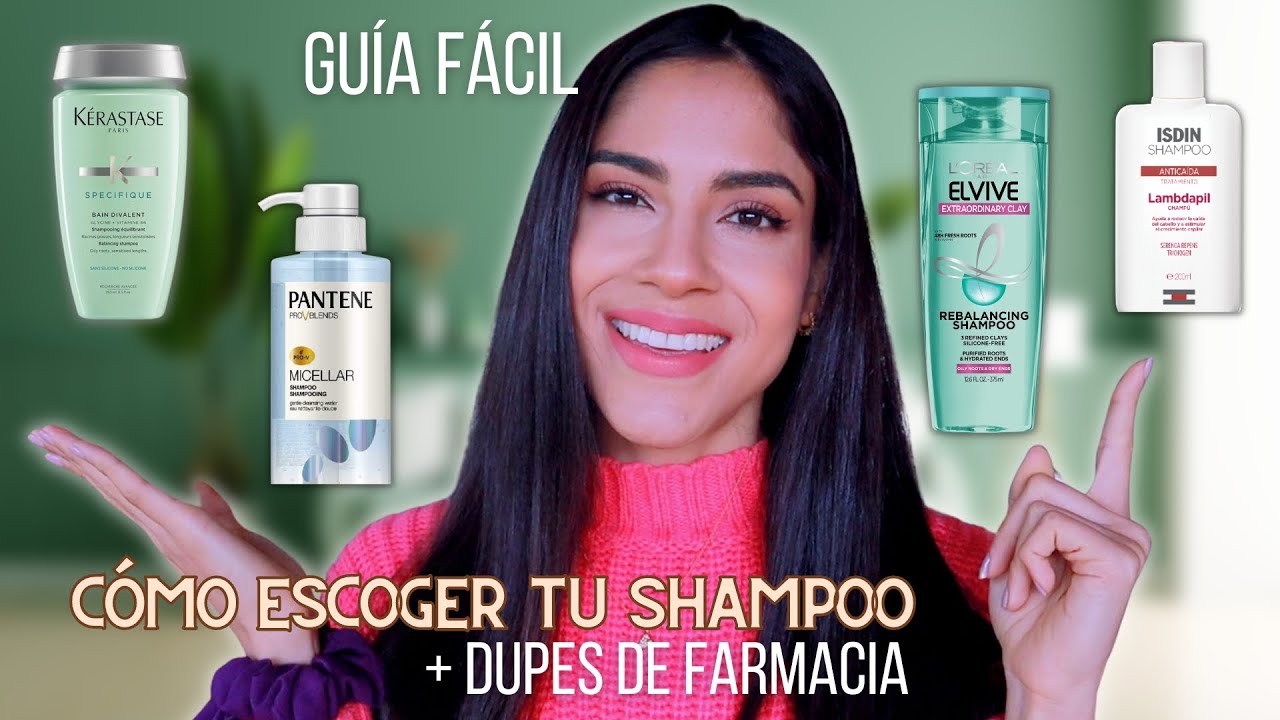 🚀  Mejores SHAMPOOS para CABELLO GRASO y CASPA con PUNTAS SECAS *Dermatitis Seborréica*