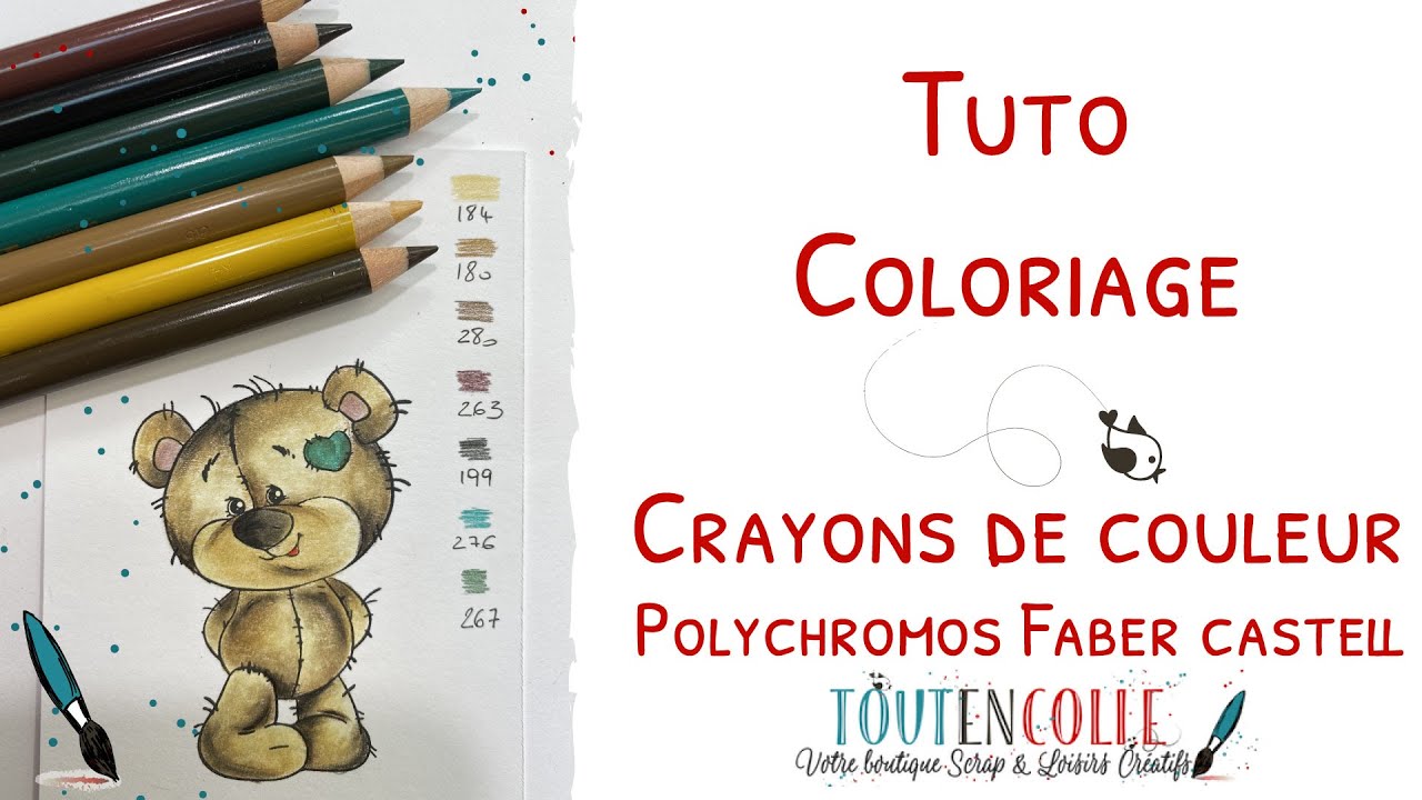 Tuto coloriage aux crayons de couleur
