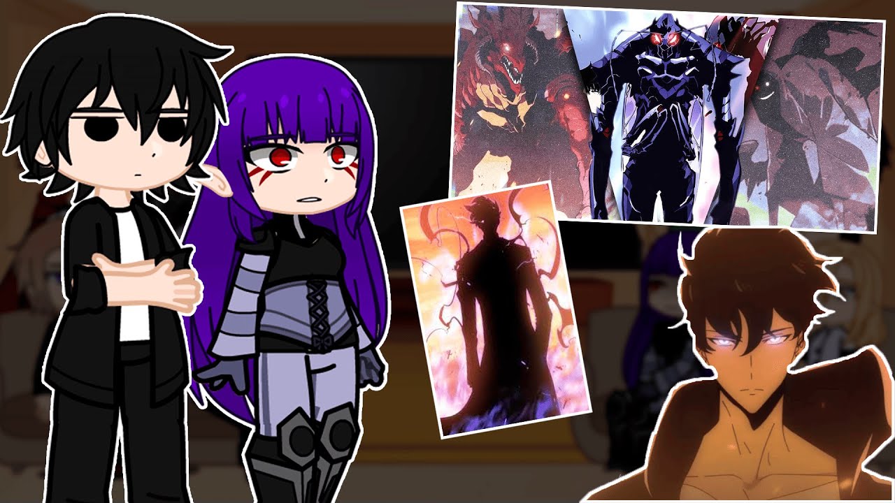 𝙎𝙤𝙡𝙤 𝙇𝙚𝙫𝙚𝙡𝙞𝙣𝙜 React To 𝙎𝙪𝙣𝙜 𝙎𝙪𝙣𝙜 𝙅𝙞𝙣-𝙒𝙤𝙤 & 𝘼𝙣𝙩 𝙆𝙞𝙣𝙜 💀 | Gacha | 🇺🇸/🇧🇷