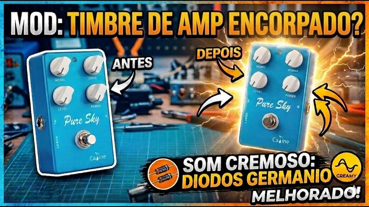 Fiz o Trabalho Sujo: Modifiquei o Caline Pure Sky e o Som Ficou Incr&iacute;vel!