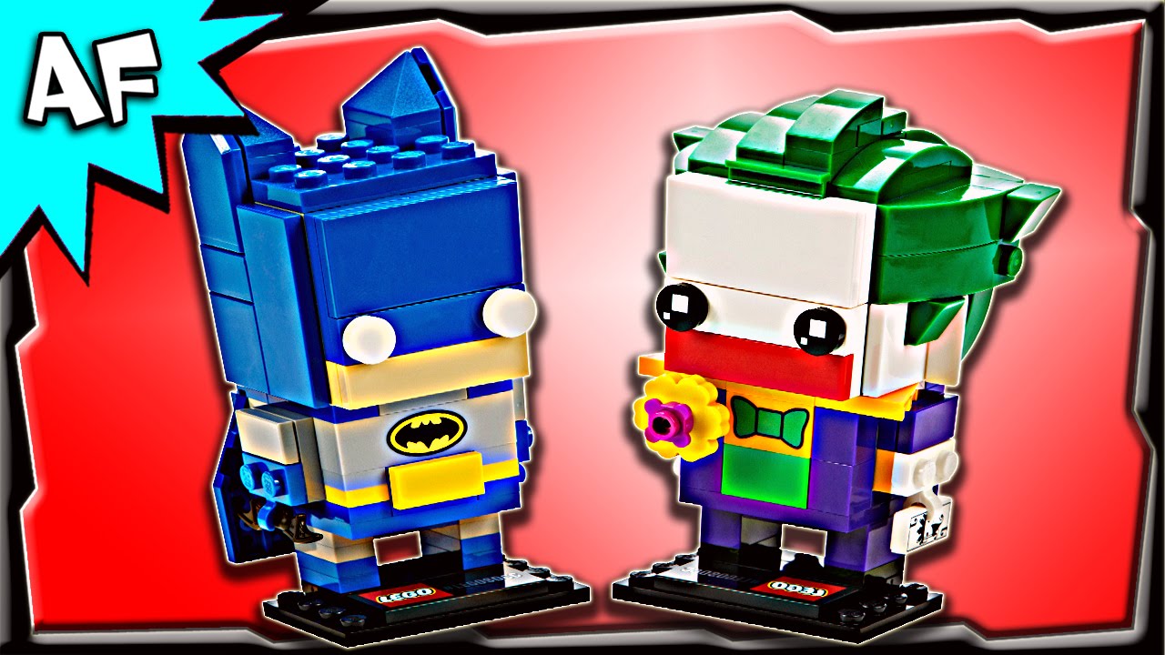 Lego DC Comics BRICKHEADZ Batman & The Joker 41491 Stop Motion Build Review
