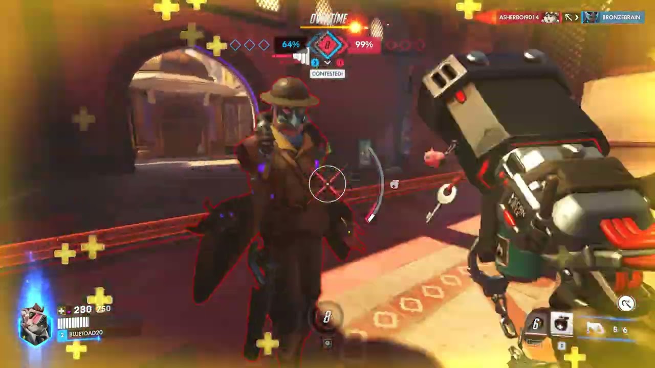 Overwatch Clip - Hog vs. Ball Flashpoint Gameplay Part 1