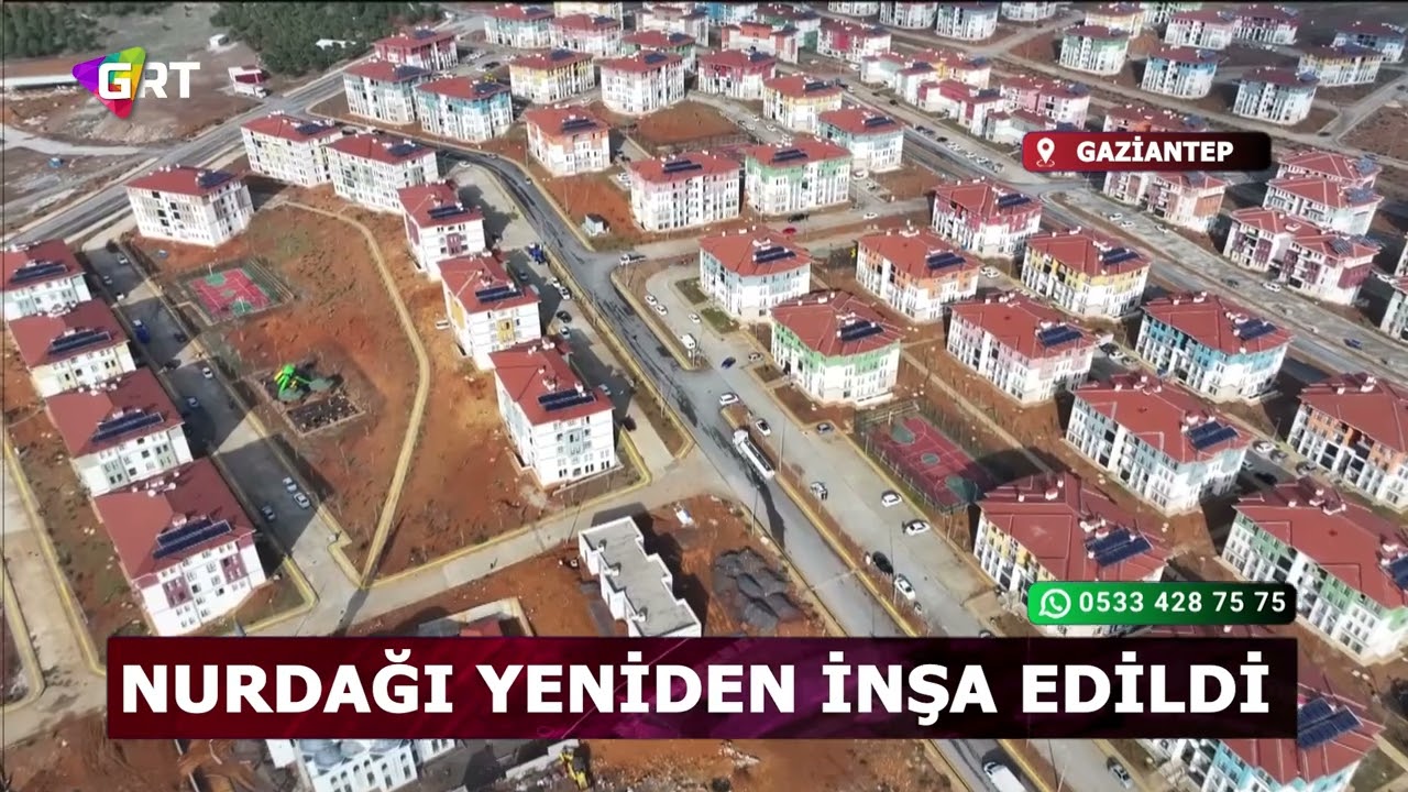 Depremin yıktığı Nurdağı yeniden inşa edildi