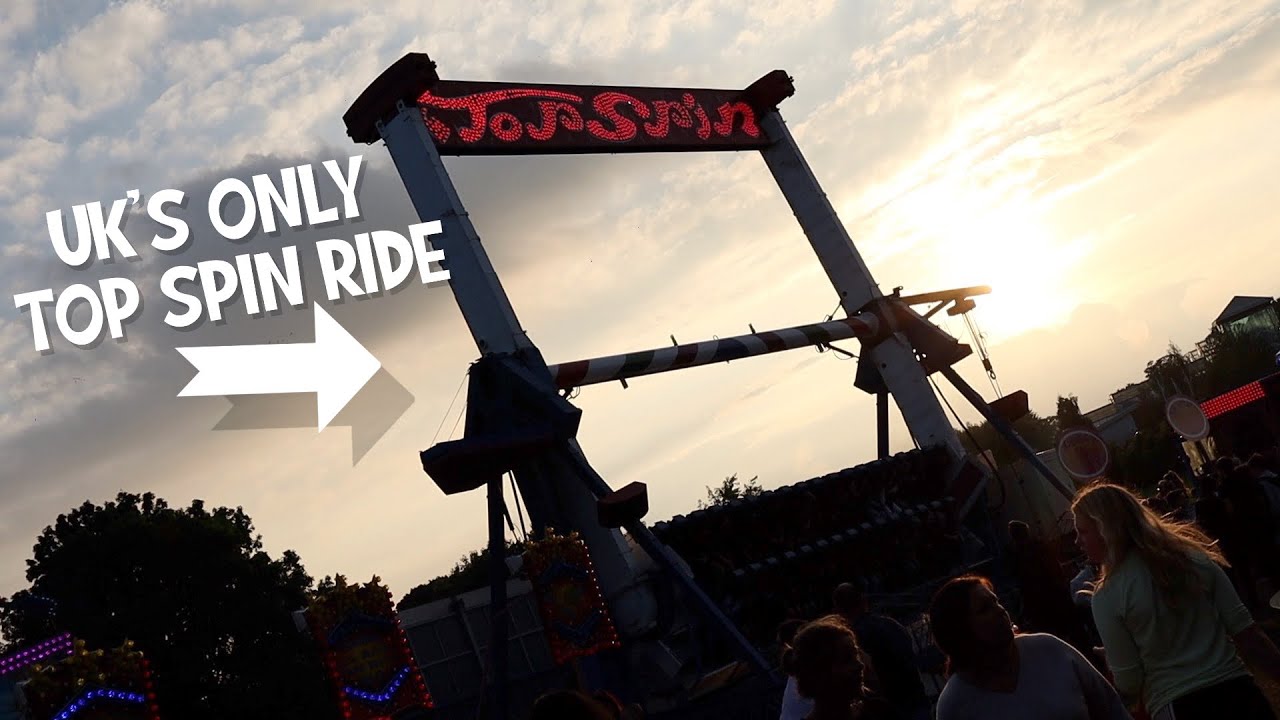 I TRY THE UK'S ONLY TOP SPIN RIDE! Clayton Hackett's insane machine