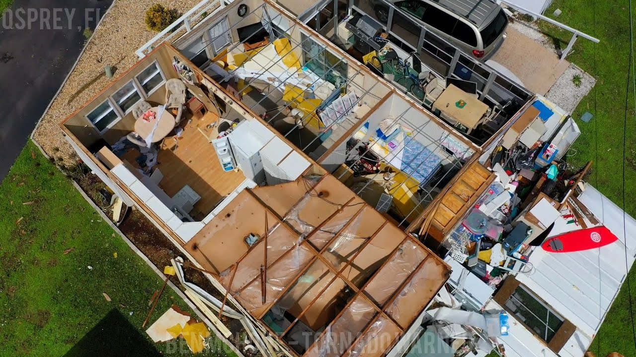 Hurricane Milton Impacts Casey Key,FL - Ripped Apart Homes in Osprey - Venice, FL - Aerial Aftermath