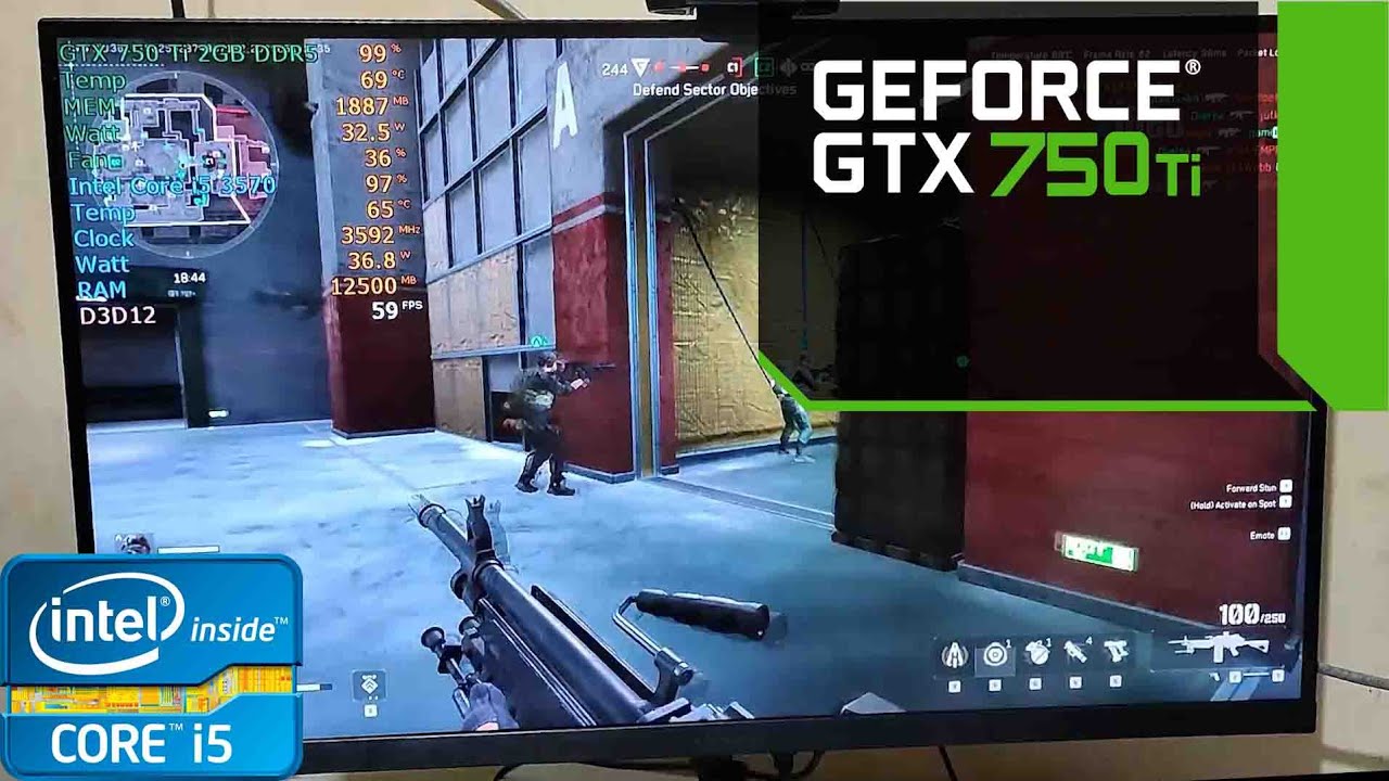 Intel Core i5 3570 GTX 750 Ti 2GB Delta Force