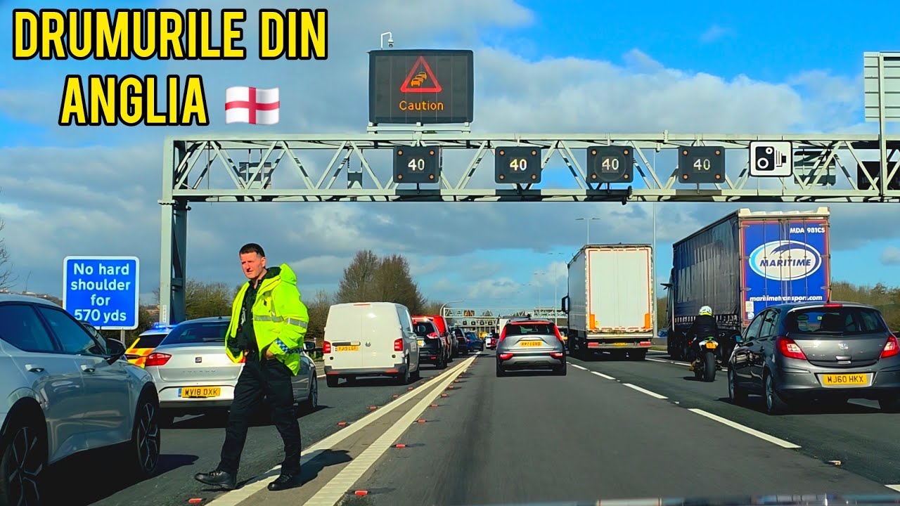 Ziua 3: Am ajuns în Anglia! ⛴️ Autostrăzile din Marea Britanie 🇬🇧