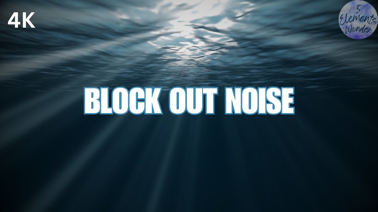UNDERWATER ANXIETY RELIEF 🌊 Muffled Deep Sea Sounds | Block Out The World [4K]