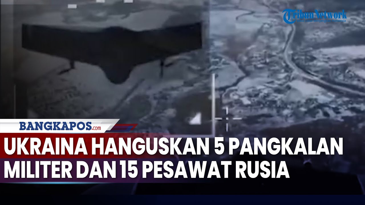 Ukraina Bumi Hanguskan 5 Pangkalan Militer Rusia dan 15 Pesawat, Rp17 T Hangus Terbakar