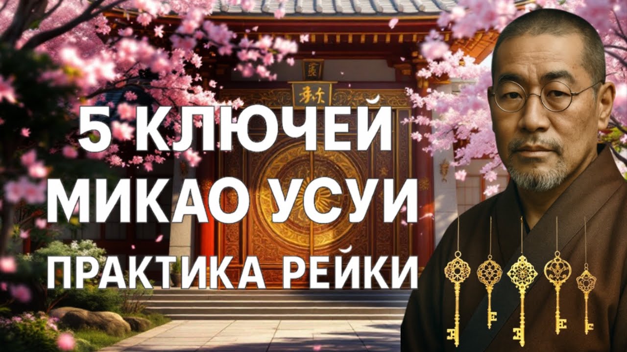 5 КЛЮЧЕЙ К ГАРМОНИИ .Практика Рейки  МИКАО УСУИ.
