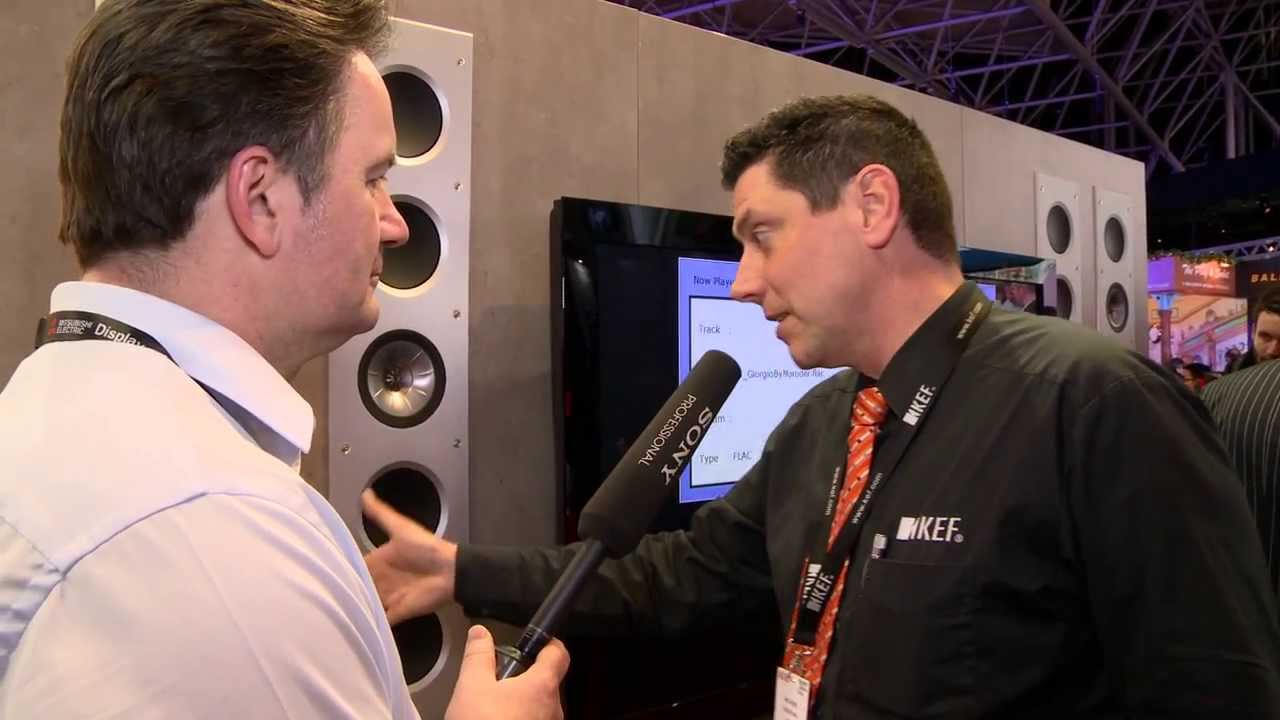 KEF Ci-Reference-Serie: Präsentation der neuen In-Wall-Lautsprecher auf der ISE 2014 in Amsterdam