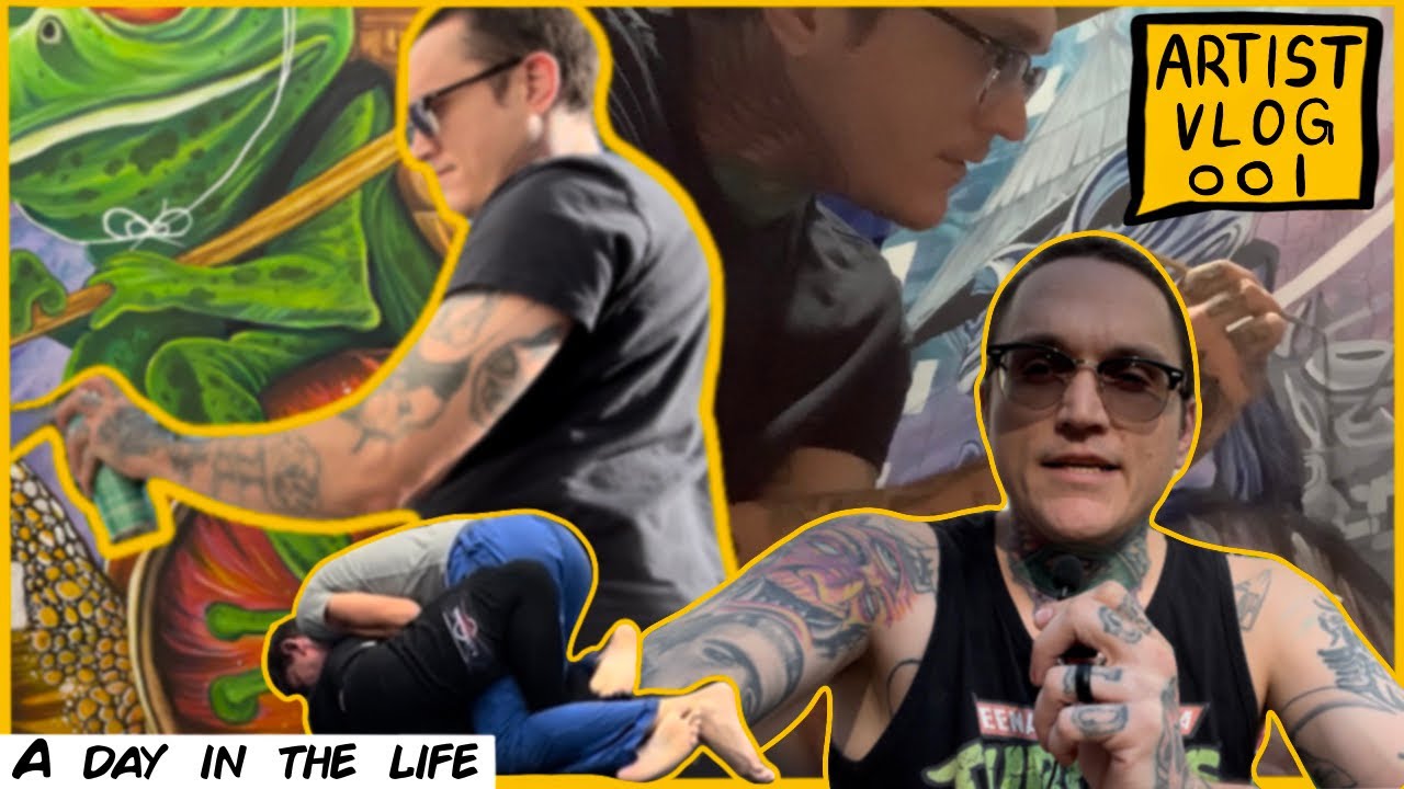 Artist vlog | When a tattoo artist learns to paint
