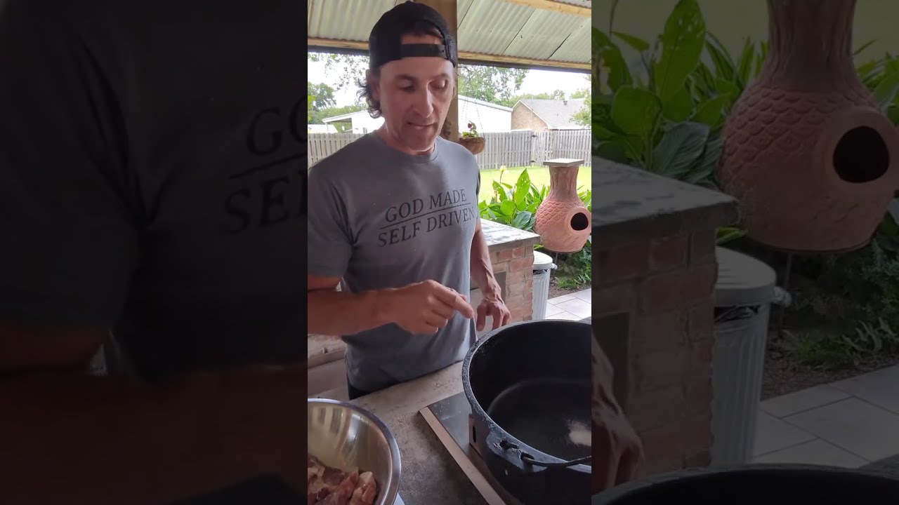 Bad Brad's Cajun Cooking - Ep 2:          Pork Steak Rice & Gravy!!