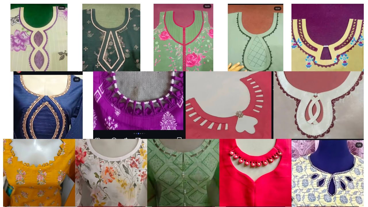 25+trending 😱🤩👌 round shape 💫🪡 kurti front nack design 😍✂️🔥#trendingideas #nacklacedesign #ytstudio 