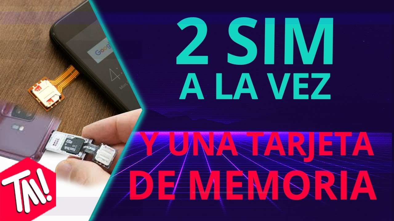 Dos tarjetas SIM y tarjeta de memoria SD simultáneas (a la vez)
