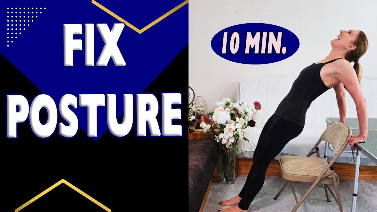 Fix Desk Posture: 10-Min Strengthening | Yoga Fixes