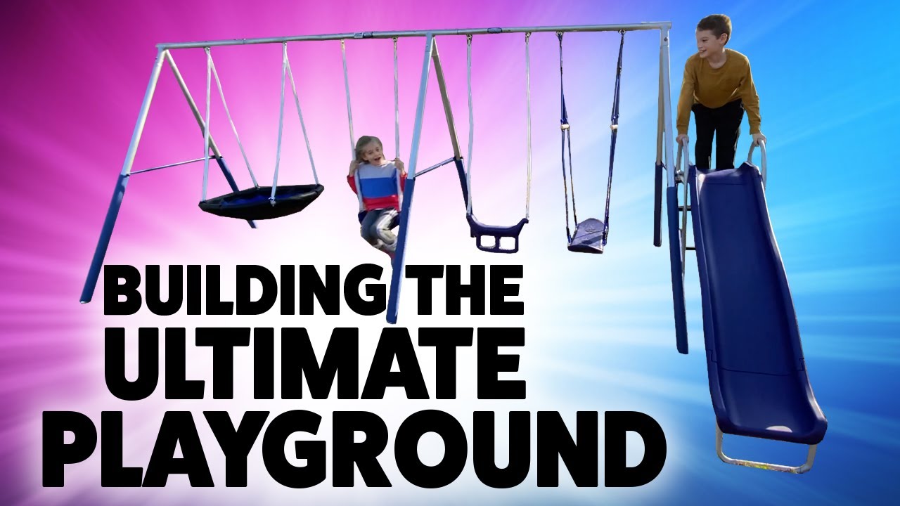 🔥 Surf N Swing'in Swing Set Unboxing Assembly and Review | The BEST Swing Set?